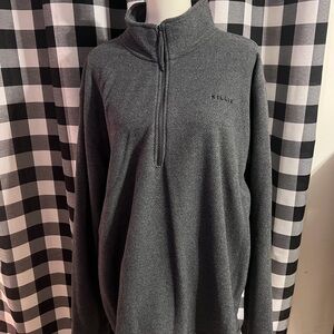 Gray Half-Zip Pullover